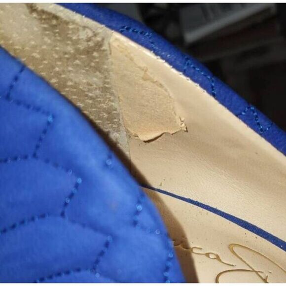 JESSICA SIMPSON COBALT BLUE CALDAS PUMPS SZ.7 EUC. - Picture 8 of 9